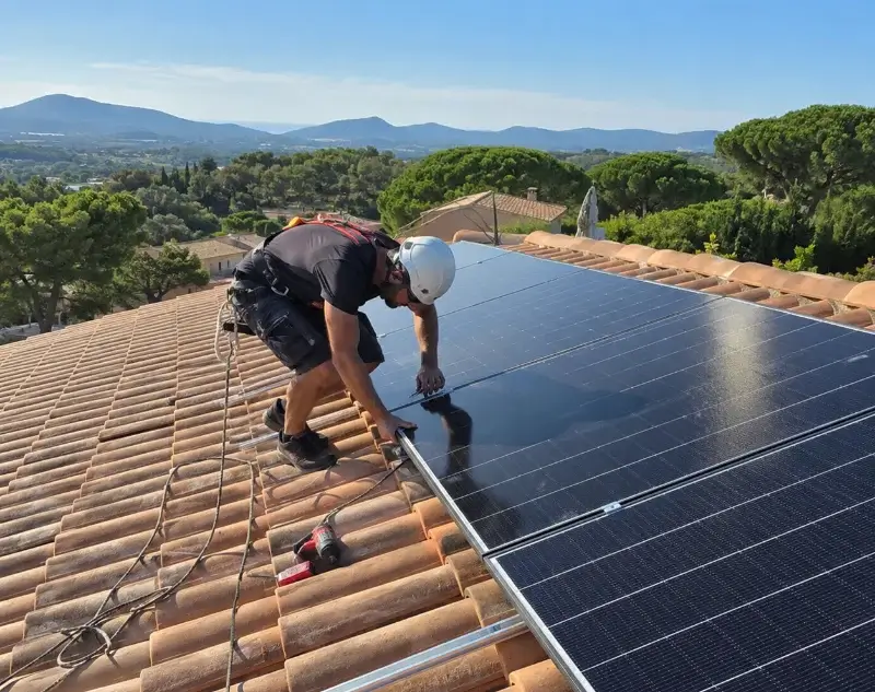 Installateur panneaux solaires Lusanger — pose photovoltaïque sur toiture